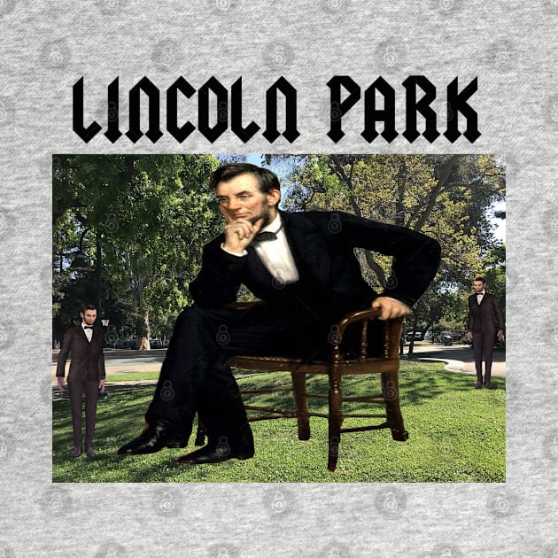 LINCOLN PARK Band Tee - Parody Knock Off Joke Off Brand Meme by blueversion